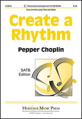 Create a Rhythm SATB choral sheet music cover